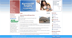 Desktop Screenshot of narrowcliffsurgery.co.uk